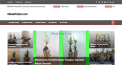 Desktop Screenshot of nikahfidani.net